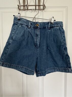 Old Navy Blue High-Waist Denim Shorts